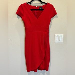 Anthropologie Red Cocktail dress